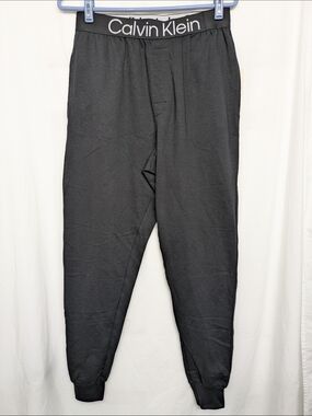 Calvin Klein Men's Black Lounge/Sleep Pants Med
